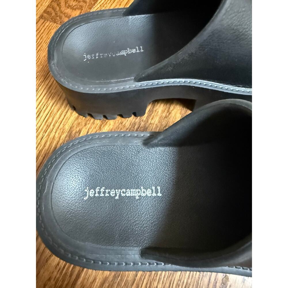 Jeffrey Campbell Black Platform Mules - Picture 9 of 9